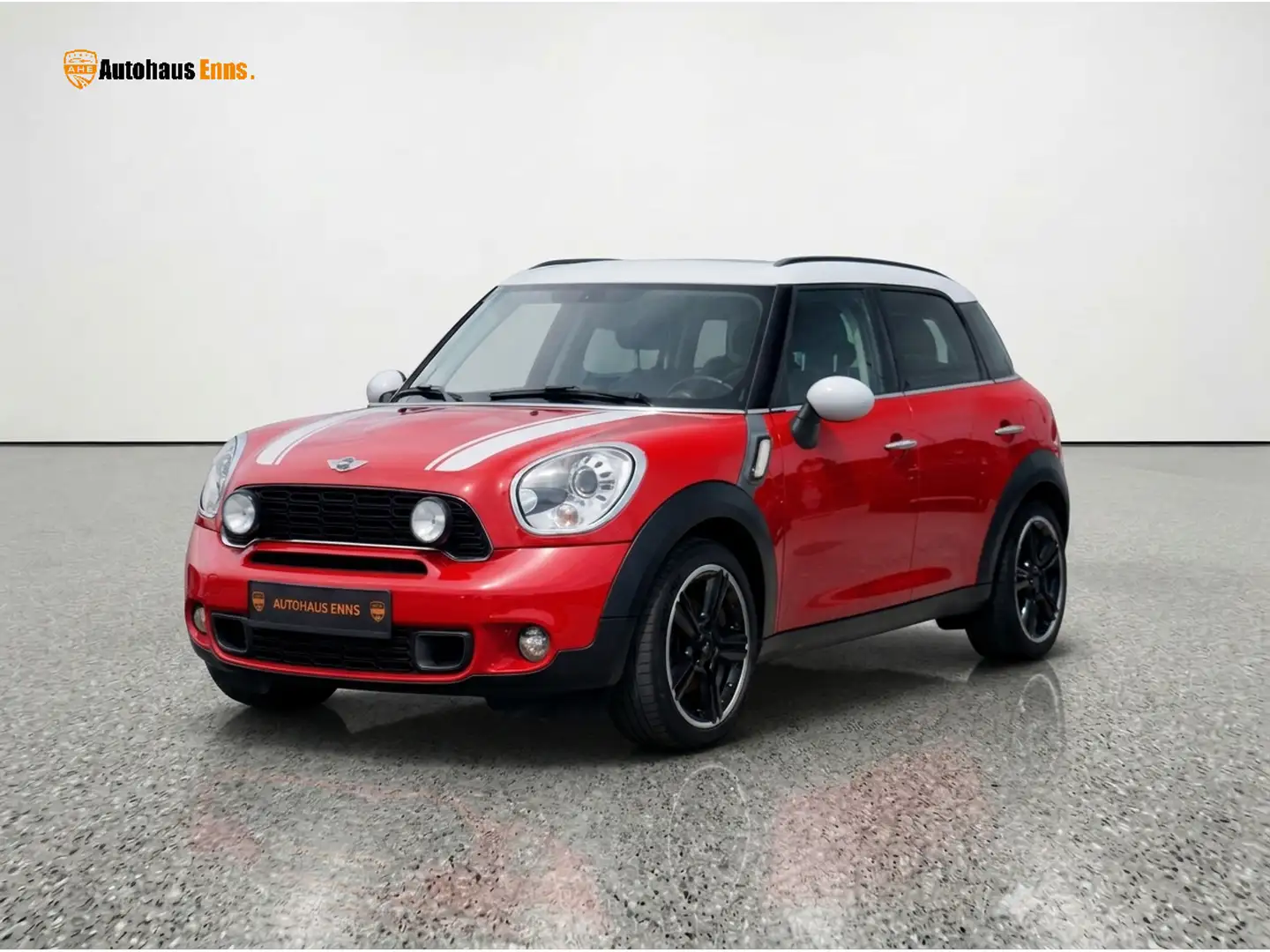 MINI Cooper SD Countryman Leder / Navigation / Klimaautomatik / Multifunktionslenkrad Rot - 1