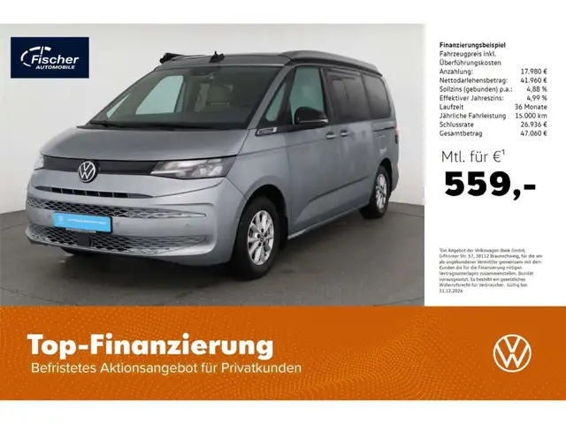 Volkswagen T7 California 2.0 TDI Beach DSG AHK/StHz/RFK/ACC