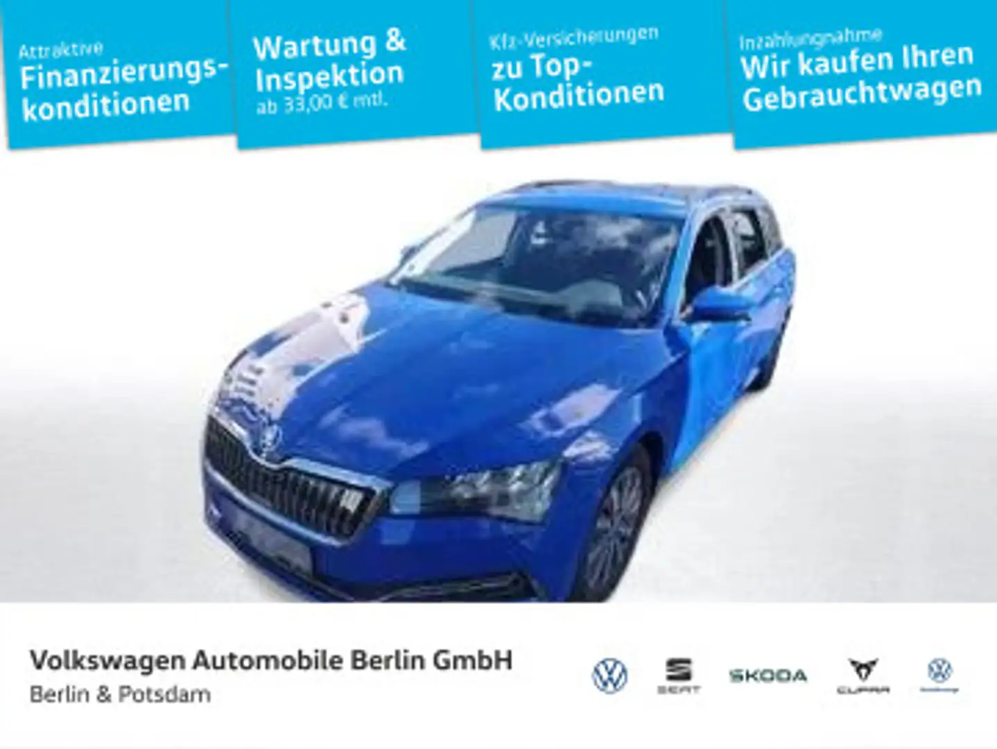 Skoda Superb Combi 1.4 TSI Ambition iV (EURO 6d) Blau - 1