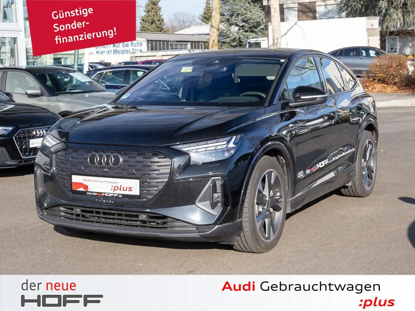 Audi Q4 e-tron 45 Sportback 210 kW S line Matrix AHK 20Zoll Schwarz - 1