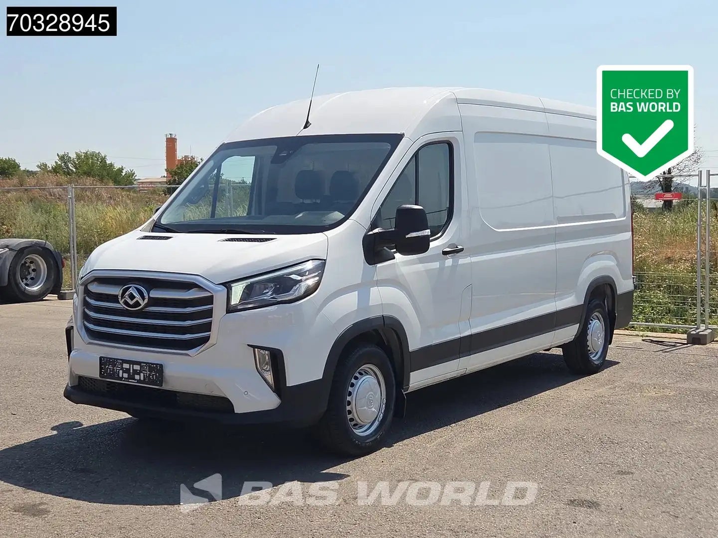 Maxus Deliver 9 L3H2 150PS Klima Tempomat Kamera Pa Weiß - 1