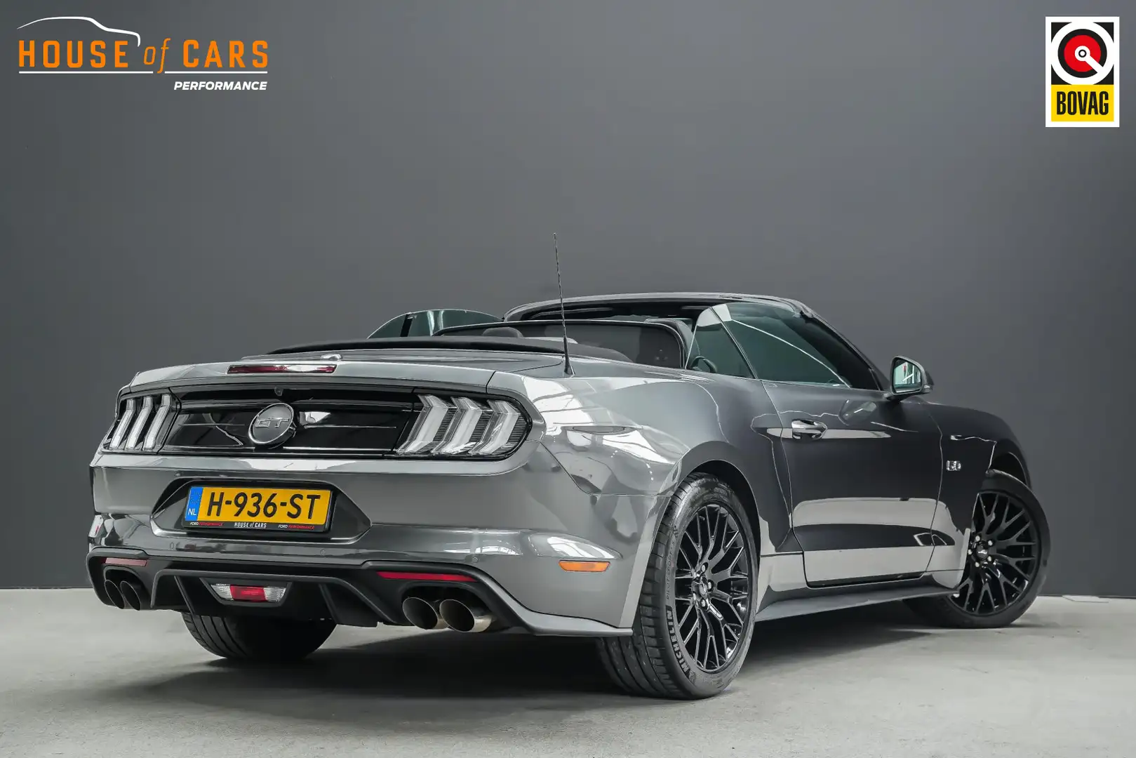 Ford Mustang Convertible 5.0 V8 GT |eerste eigenaar|nieuwstaat| Gris - 2