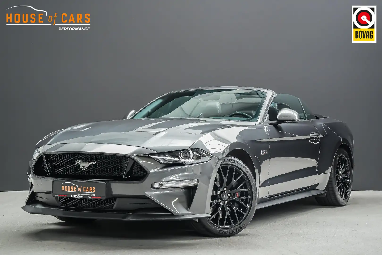 Ford Mustang Convertible 5.0 V8 GT |eerste eigenaar|nieuwstaat| Gris - 1