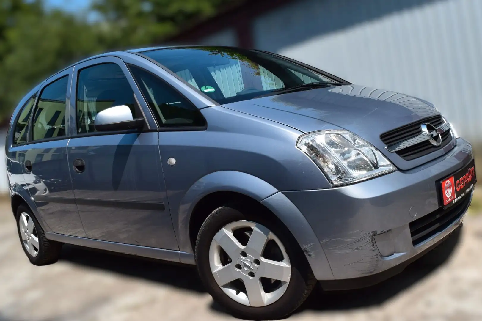 Opel Meriva Basis, 1.8 92 KW, TÜV Neu, Schiebedach Grijs - 2