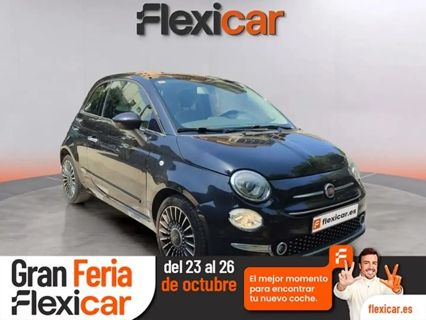 Fiat 500 1.2+8v+69+CV+Lounge Noir - 1