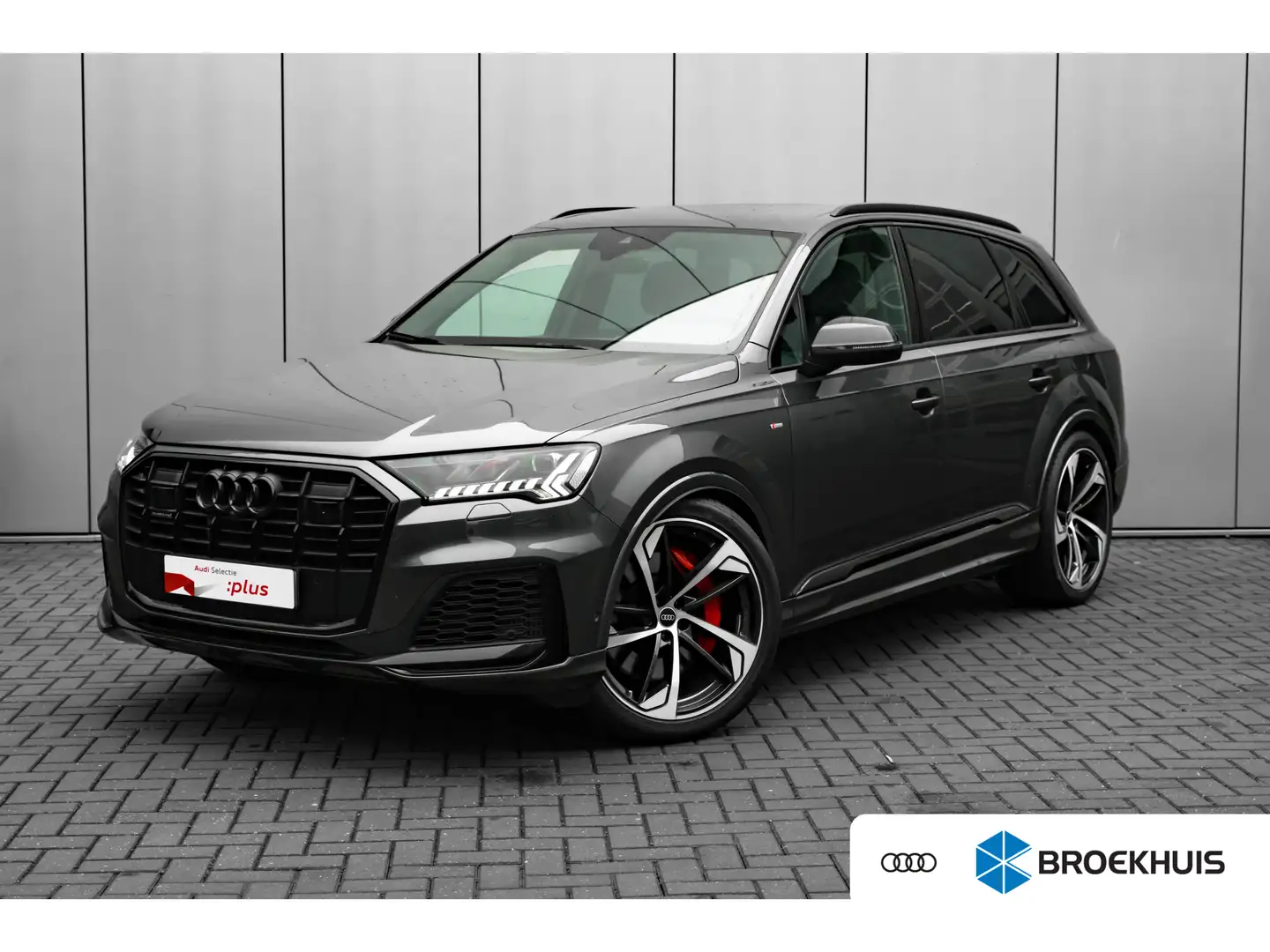 Audi Q7 60 TFSI e quattro Pro Line S Competition 490PK | 3 Gris - 1