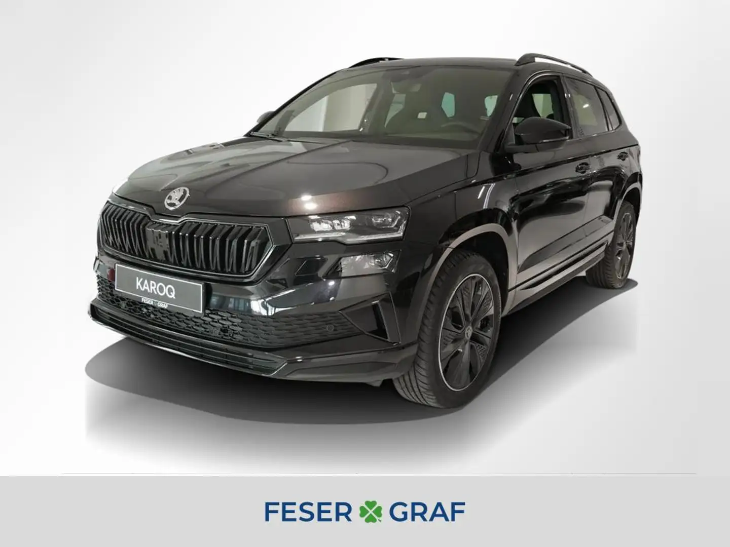 Skoda Karoq 2.0 TDI Sportline DSG AHK Navi RüKa Schwarz - 1