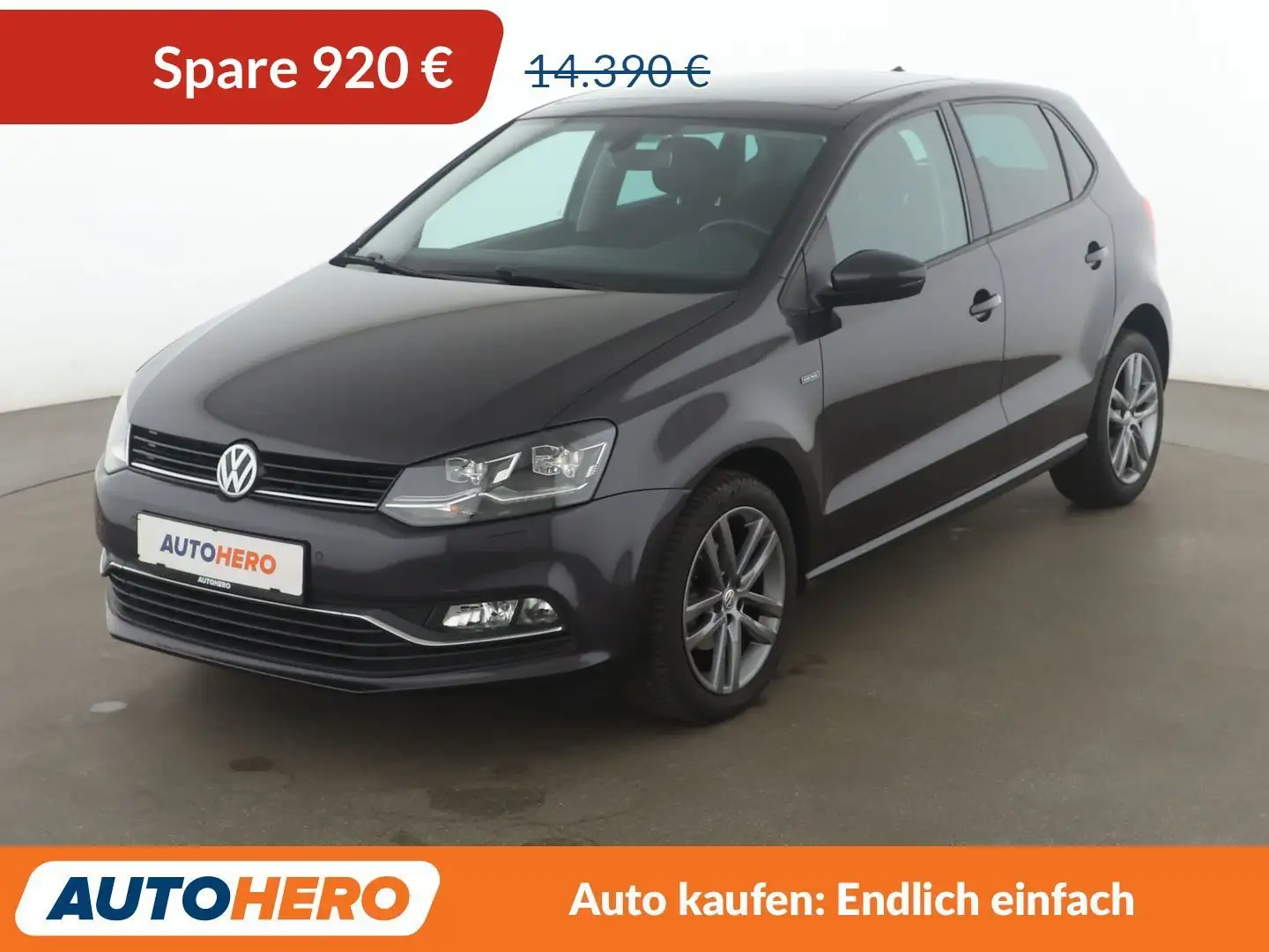 Volkswagen Polo 1.2 TSI Lounge BMT Aut.*LED*TEMPO*CAM*PDC* Grau - 1