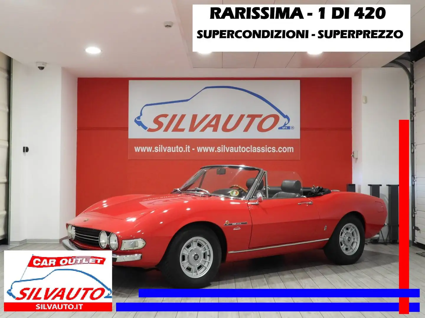 Fiat Dino 2400 SPIDER TIPO 135 BS - RARISSIMA (1970) Rot - 1