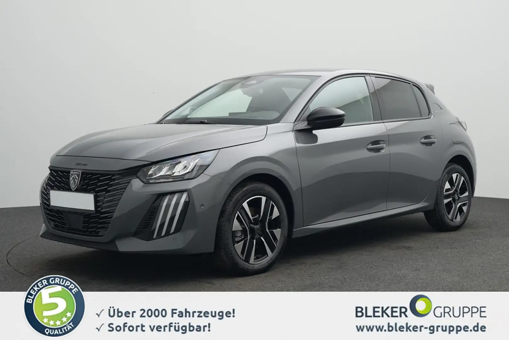Peugeot 208 208 ALLURE HYBRID 110 e-DSC6 Gris - 1