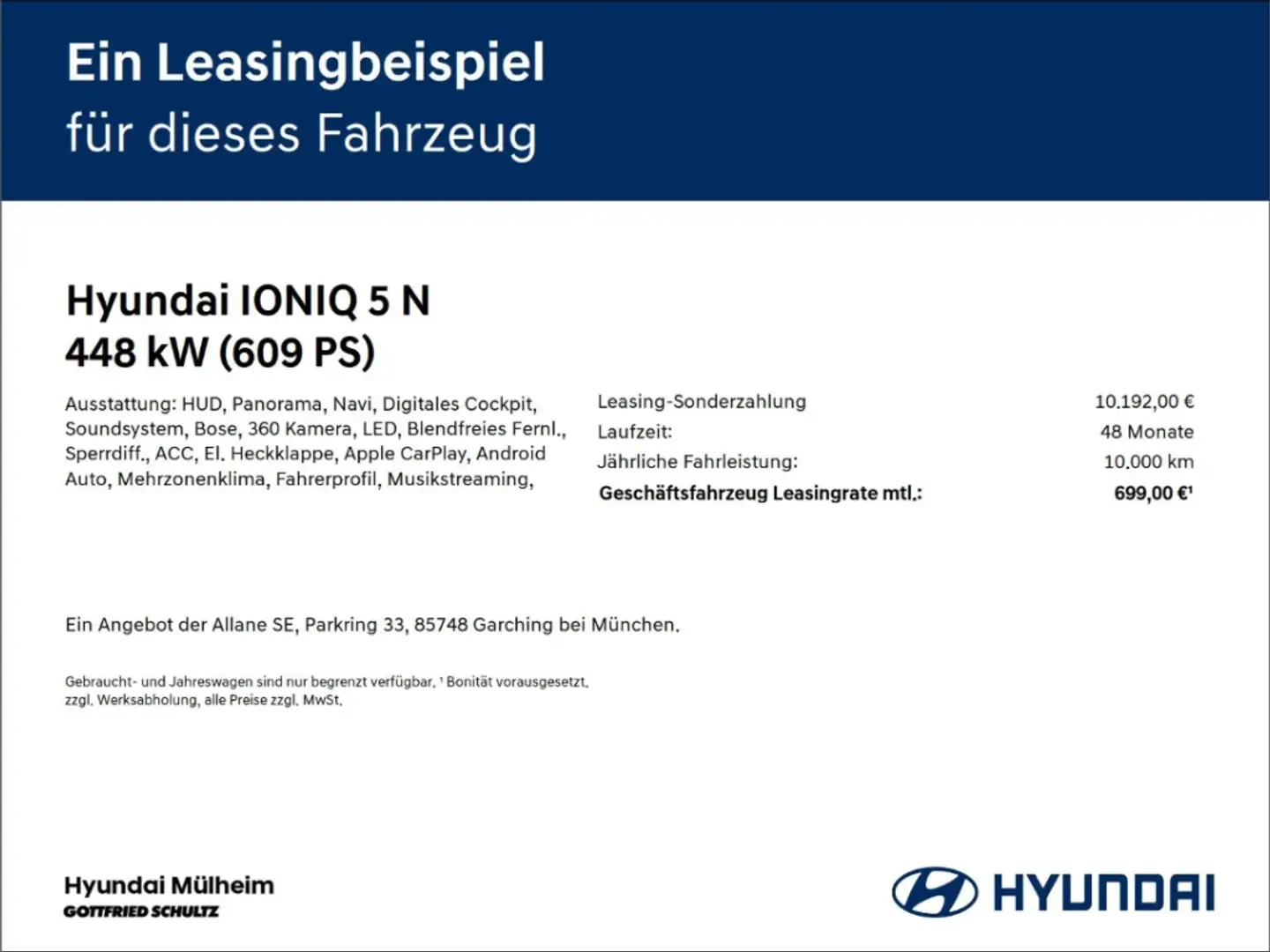 Hyundai IONIQ 5 4x4 Performance Blue (matt) Panorama Blau - 2