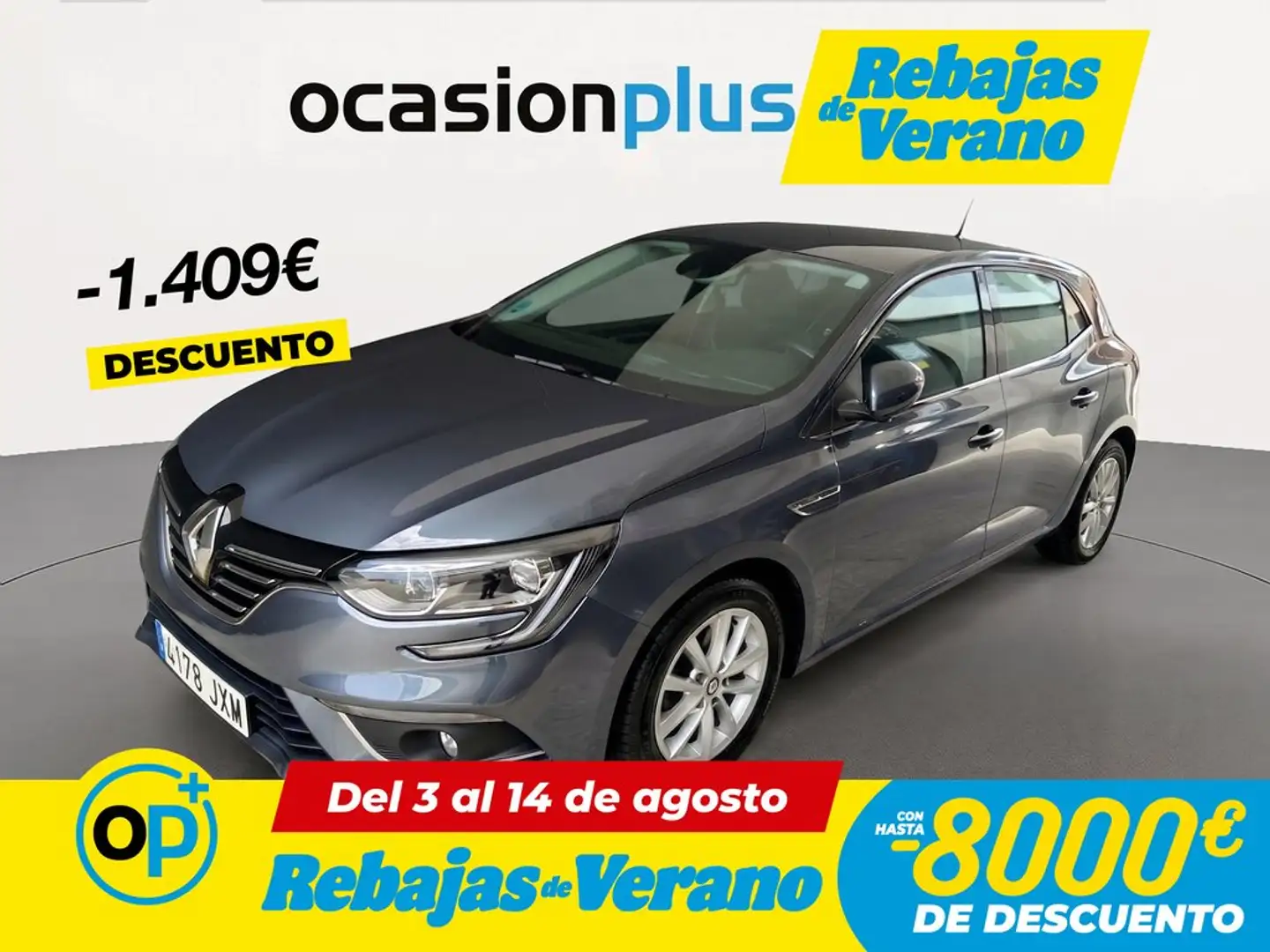 Renault Megane 1.5dCi Energy Zen EDC 81kW Gris - 1