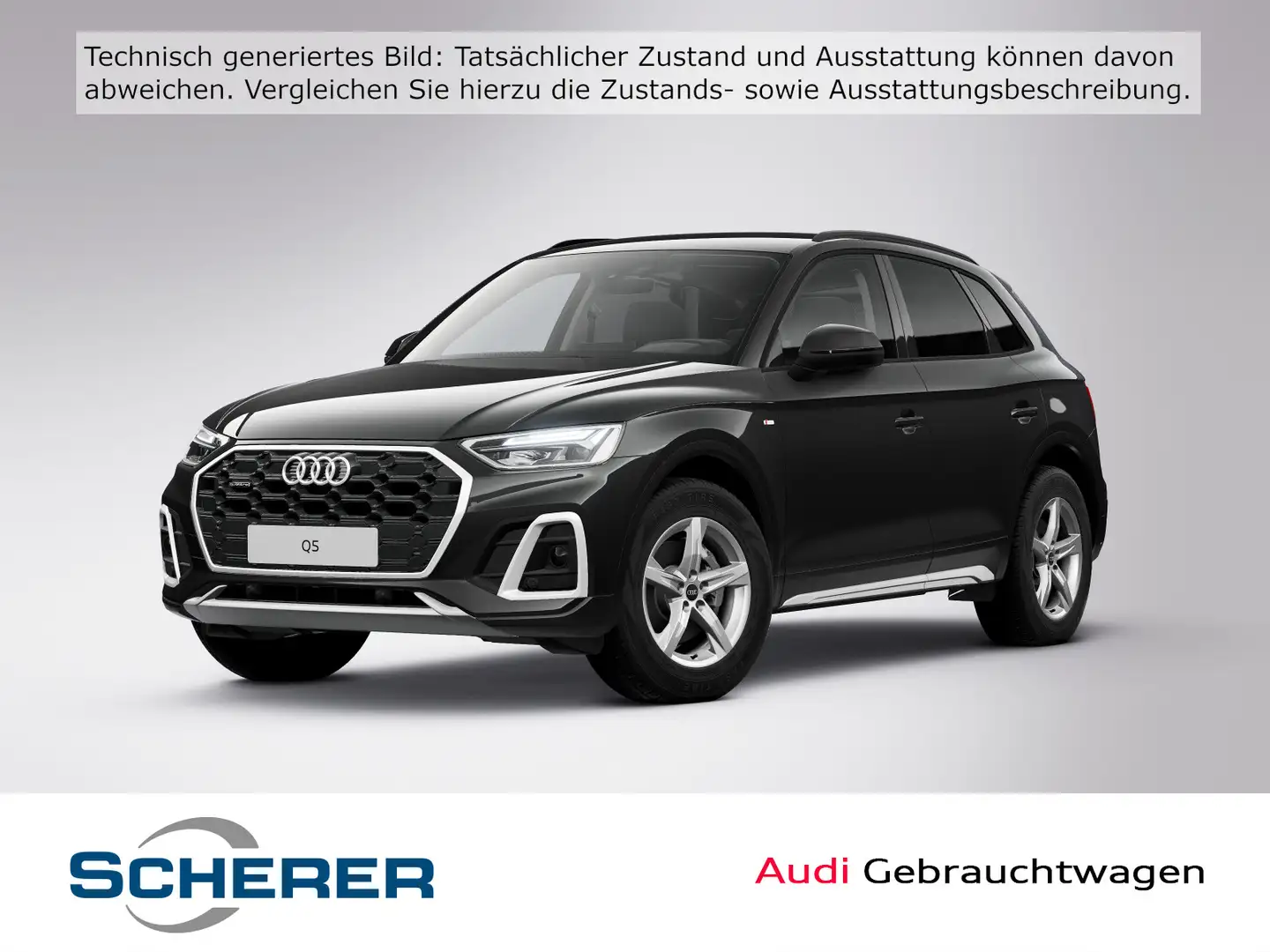 Audi Q5 S line 40 TDI quattro 150(204) kW(PS) S troni Schwarz - 1