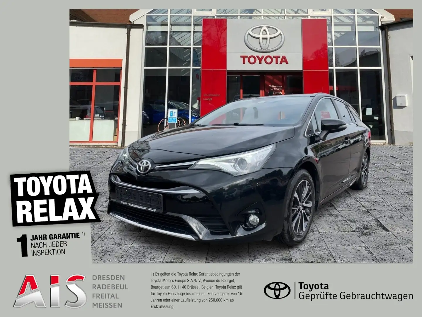 Toyota Avensis TS 1.8 Team D AHK*Navi*DAB*KAM*SHZ Noir - 1