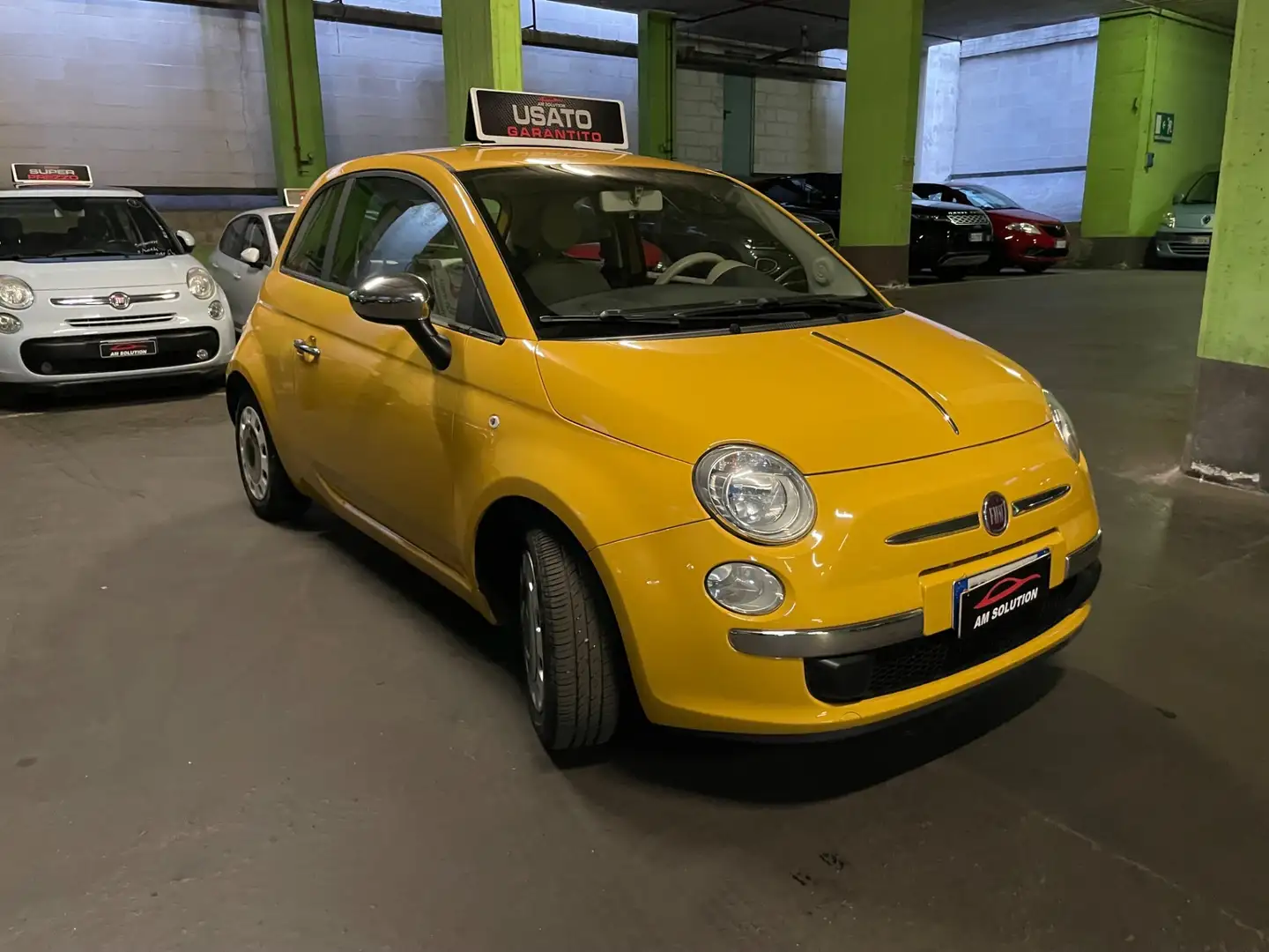 Fiat 500 1.2 Neopatentati Euro 5 Giallo - 2