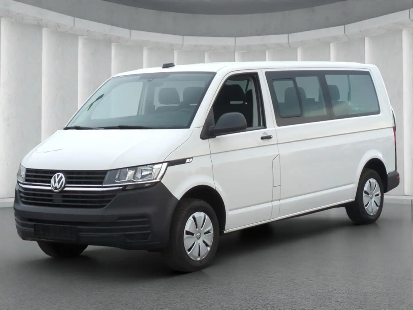 Volkswagen T6.1 Kombi 9-Sitzer LR TDI*AHK Navi Tempo PDCv+h Weiß - 2