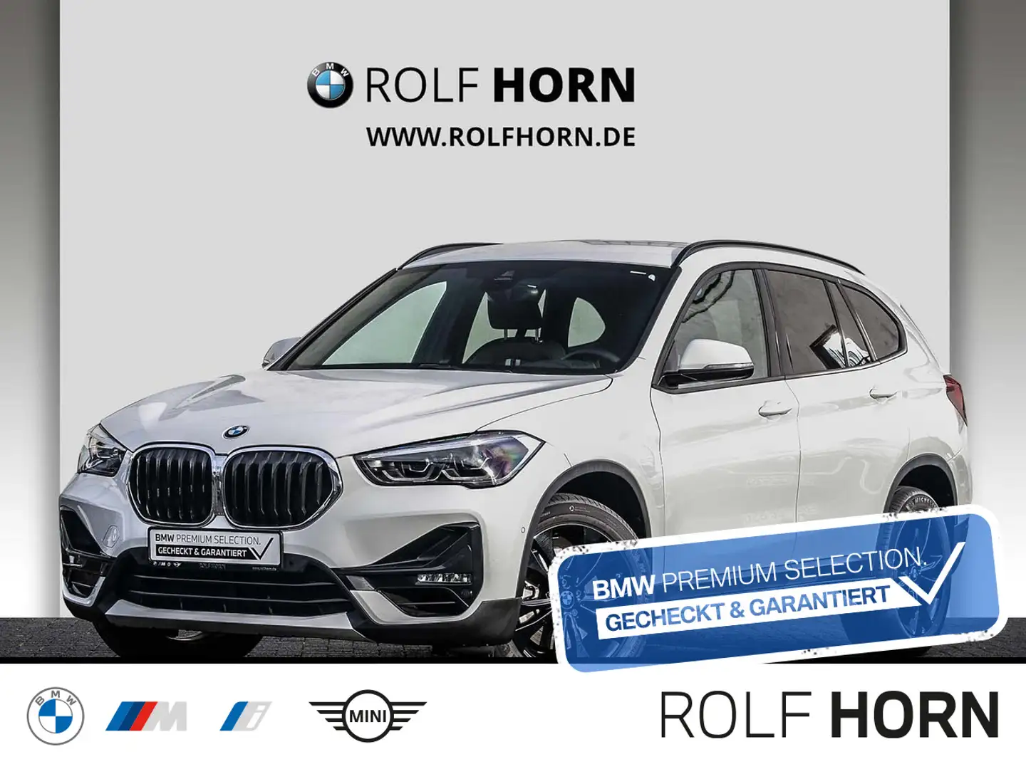 BMW X1 sDrive20i Sport Line Navi RfKam Sitzhzg Klima Weiß - 1