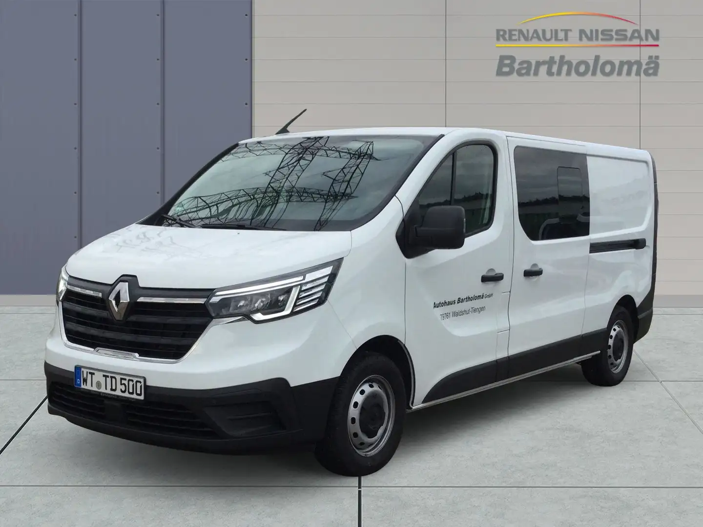 Renault Trafic L2H1 Doka 3,0t Komfort 6.Sitzer Weiß - 1