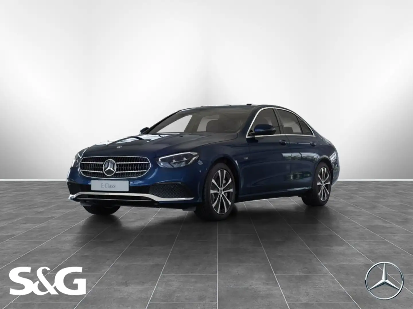 Mercedes-Benz E 300 de HEADUP+DISTRO+KAMERA+CARPLAY+MBUX+18" Blau - 1