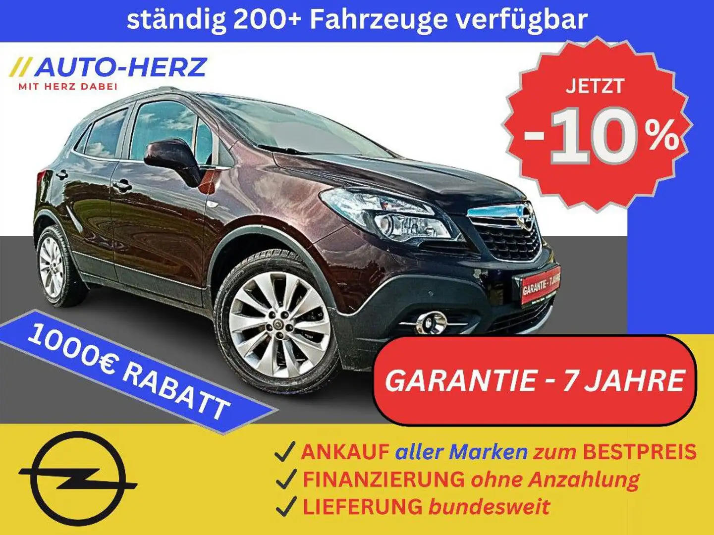 Opel Mokka Innovation Leder+PDC+Xenon+Navi+Sitz&Lenkh Hnědá - 1