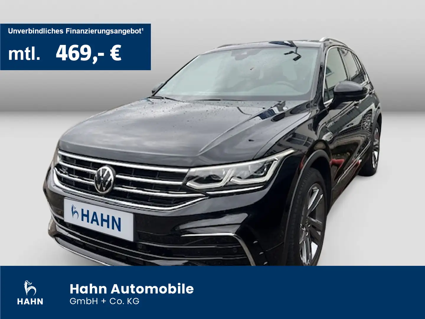 Volkswagen Tiguan 2.0TSI DSG 4Mo R-Line AHK 360° DCC Navi Schwarz - 1