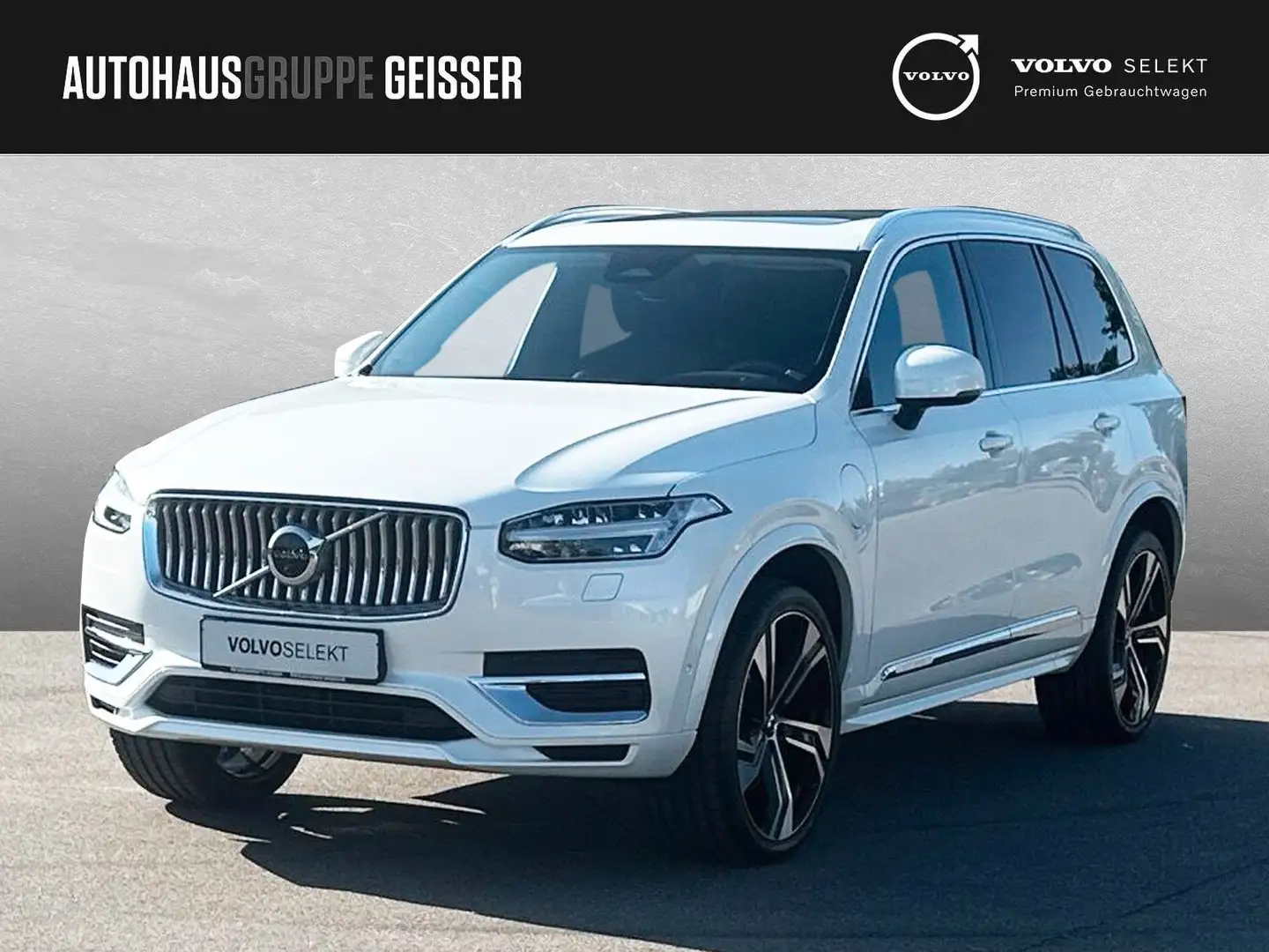 Volvo XC90 T8 AWD Recharge Ultimate Bright 7-Sitzer SD Weiß - 1