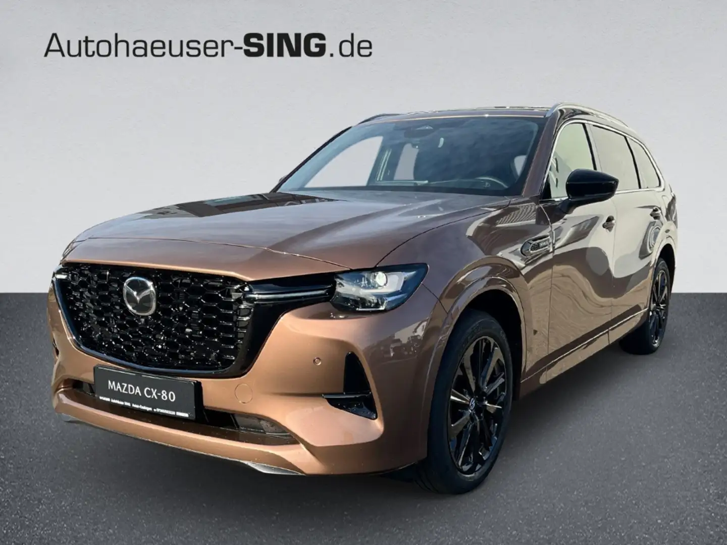 Mazda CX-80 Plug-In Homura+ 7-Sitzer Allrad 360° BOSE Brąz - 1