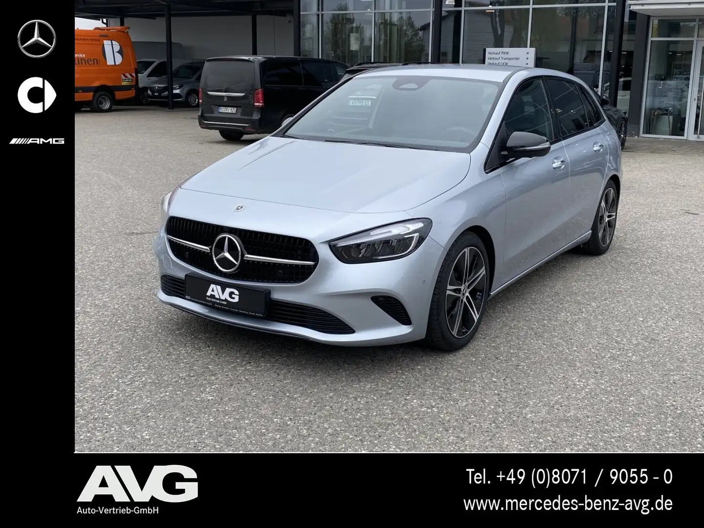 Mercedes-Benz B 180 B 180 Progressive Distronic AHK Key Komfort 360° Silber - 1