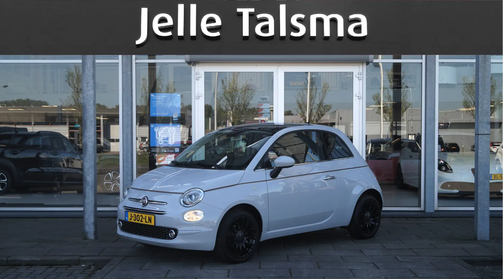 Fiat 500 1.2 Collezione | Climate Control | Navigatie | 16" Gris - 1