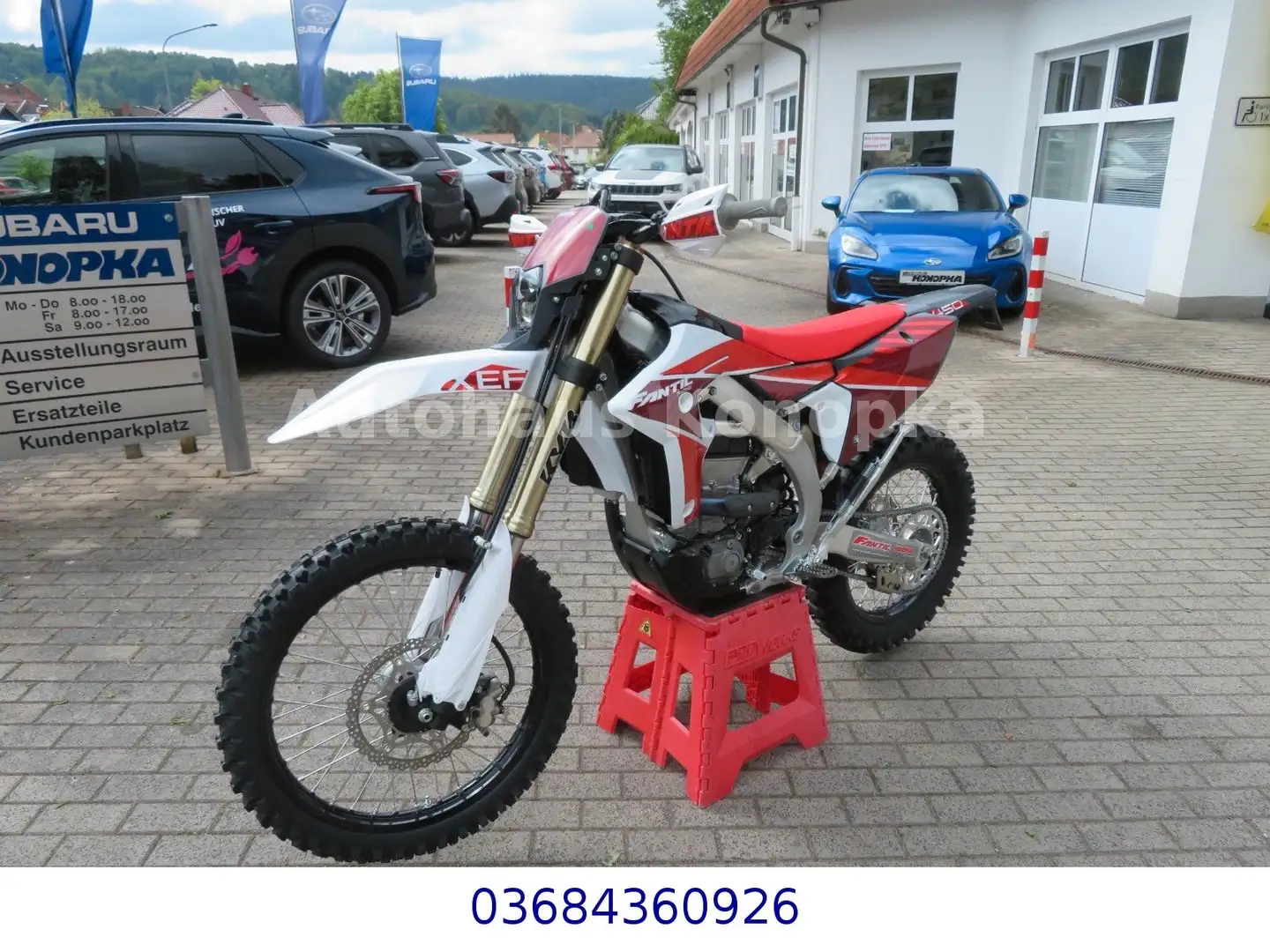Fantic XEF 450 MY 2025 Finanzierung möglich 4,99%WR Червоний - 1