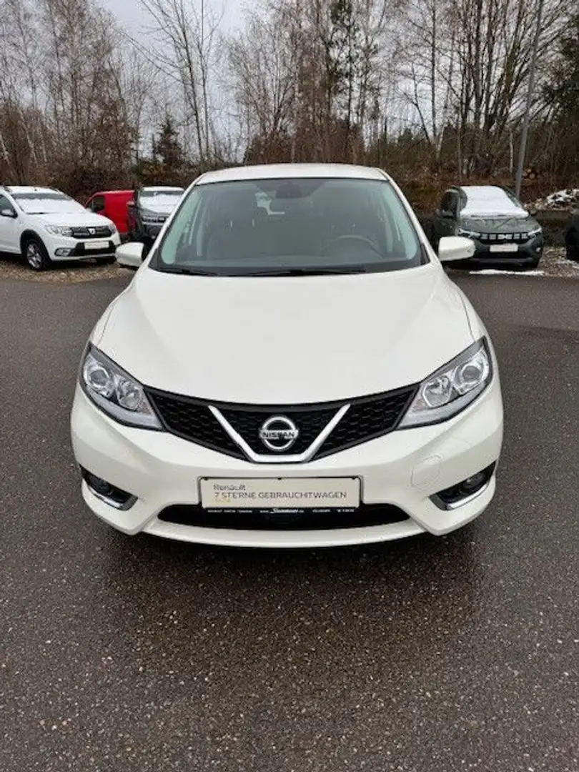 Nissan Pulsar Tekna, Klimaauto 360° Kamera, Navi Weiß - 1
