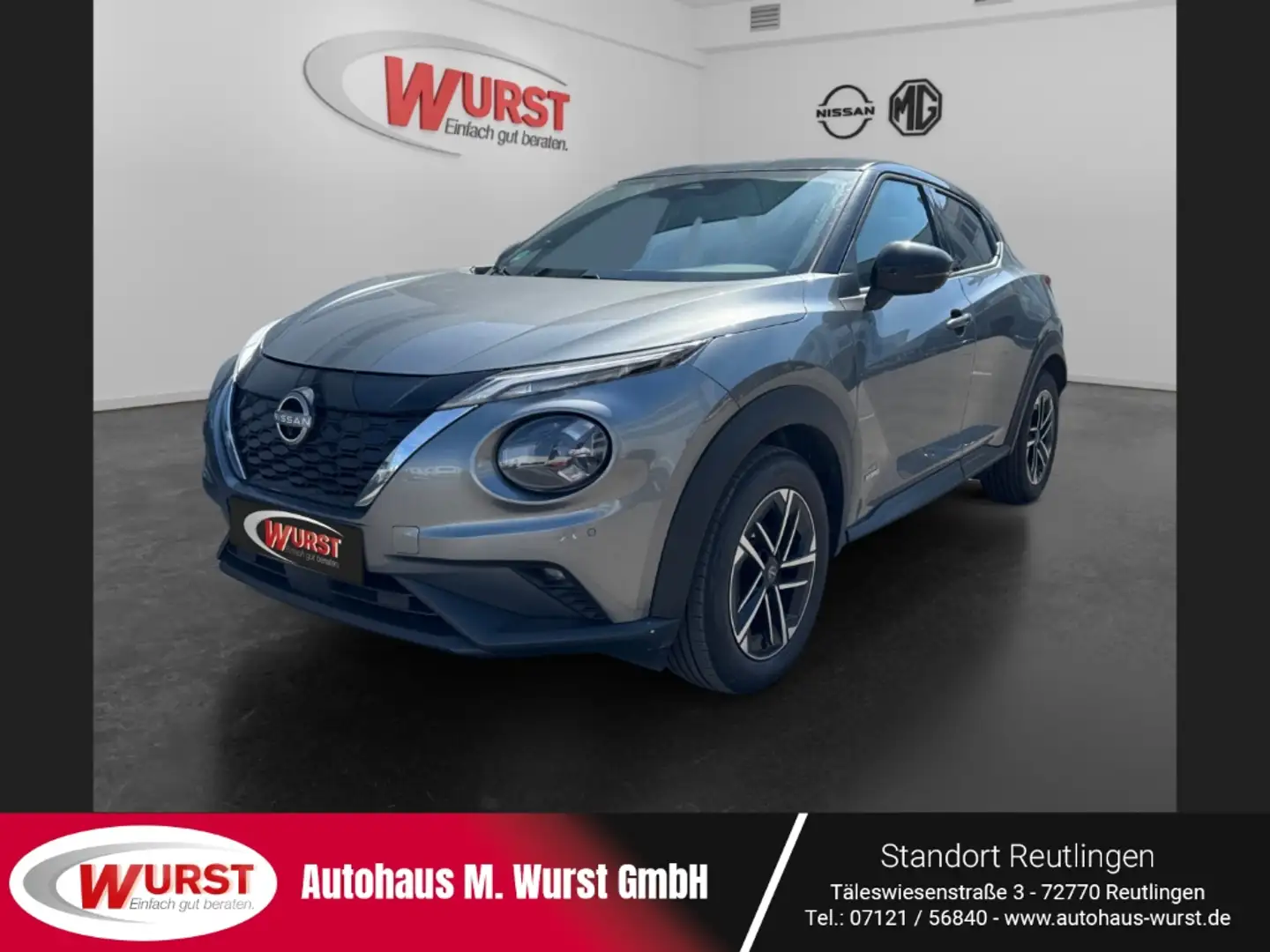 Nissan Juke Hybrid N-Connecta AVM ProPilot Winter-Paket 1.6 EU Grau - 1
