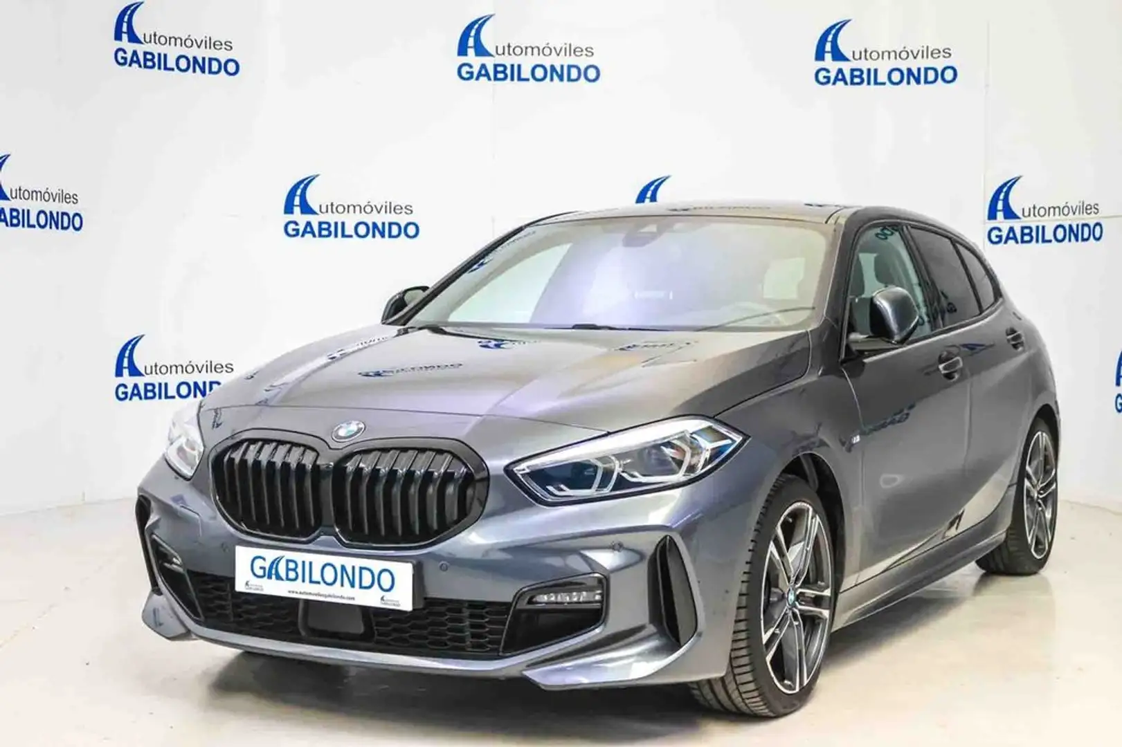 BMW 118 118i Auto. Gris - 1