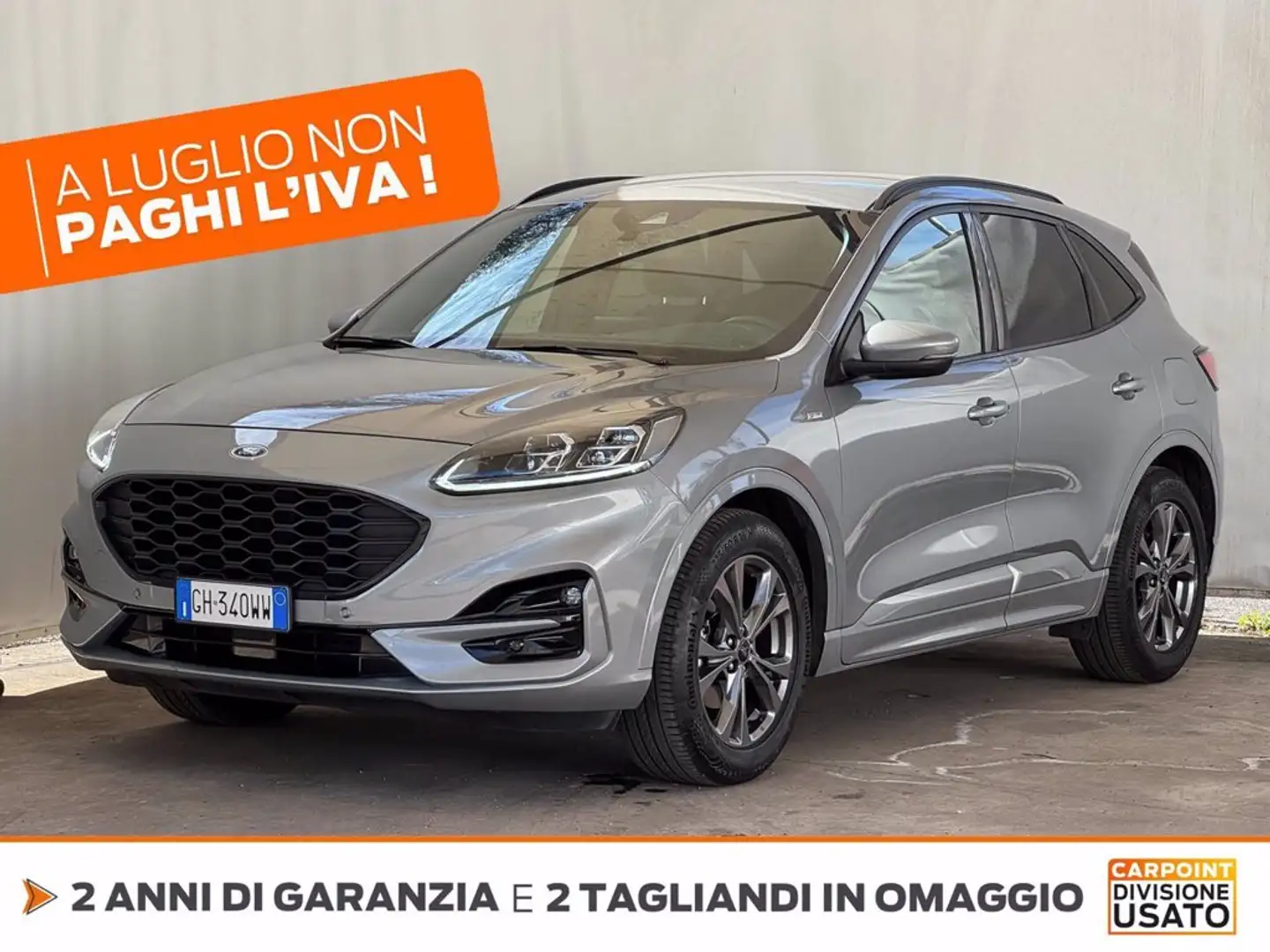 Ford Kuga 1.5 ecoblue st-line x 2wd 120cv auto Grigio - 1