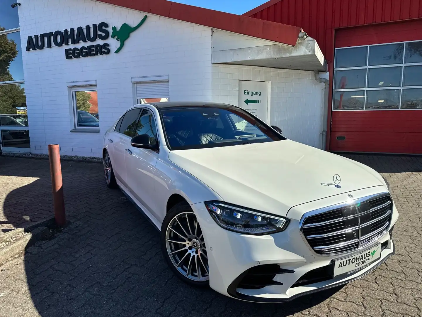 Mercedes-Benz S 580 e 4M LANG AMG/CHAUFFEUR/NP:210T €/PANO Weiß - 1