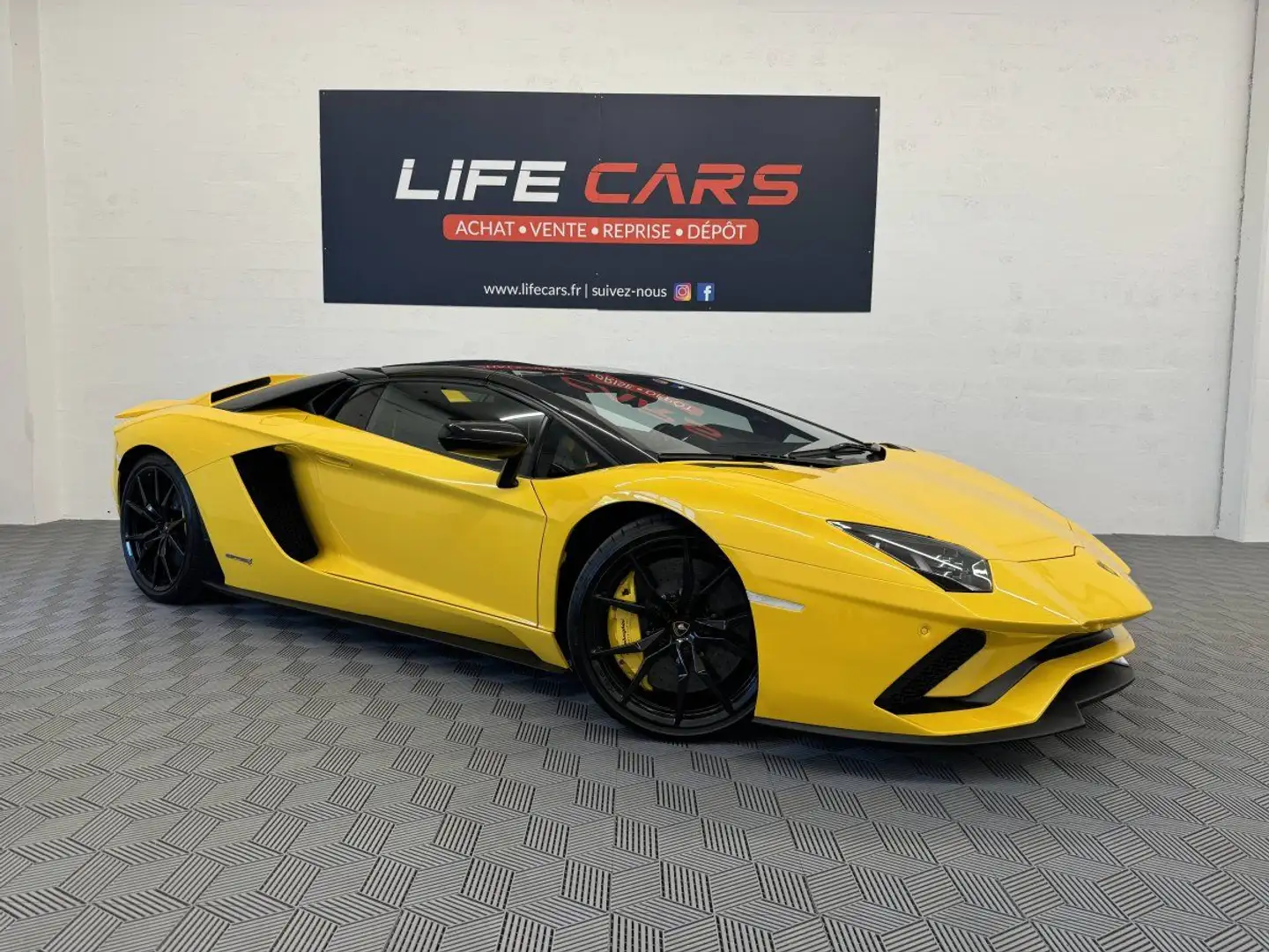 Lamborghini Aventador LP 740-4 S Roadster Céramique 2018 740ch TVA récupérable Française entretien complet garantie 12 mois - 2