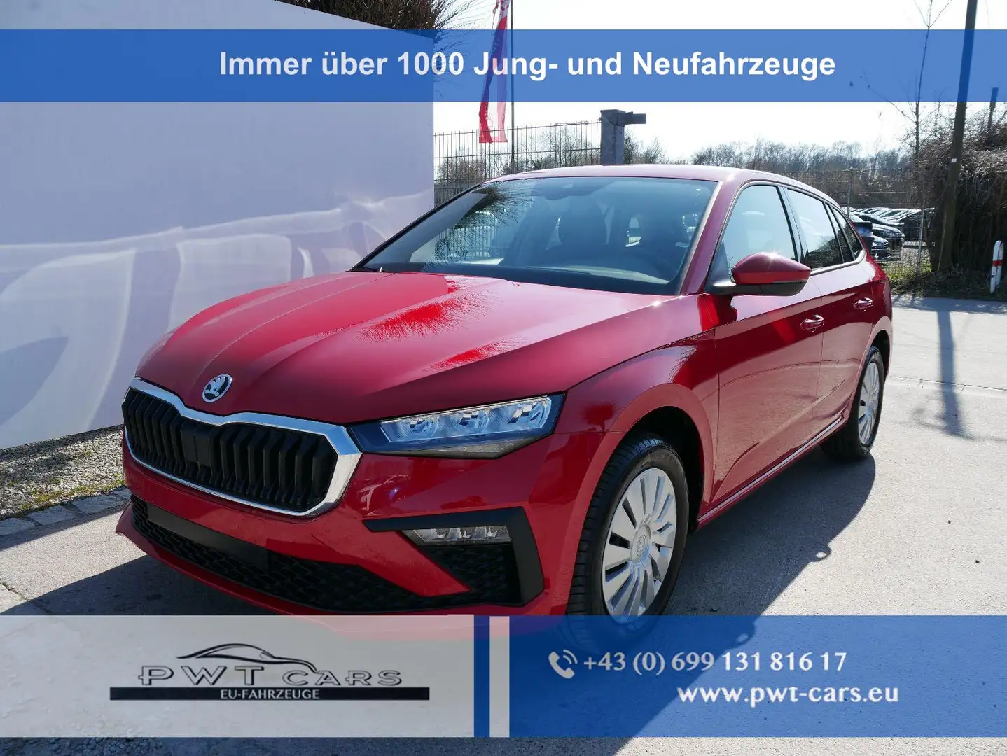 Skoda Scala Selection 1.0 TSI DSG*NAVI-ÜBER-SMARTLINK*PDC-H... Rot - 1
