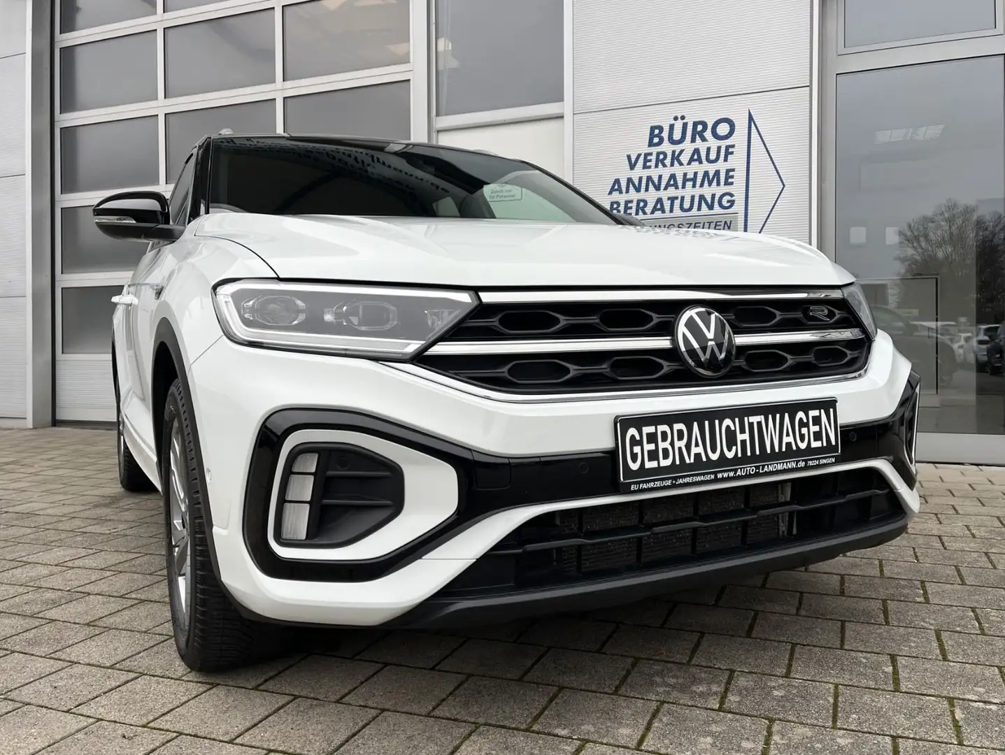 Volkswagen T-Roc 2.0 TDI DSG R-Line 2.HD NAV KAM AHK 2J GAR Blanc - 1