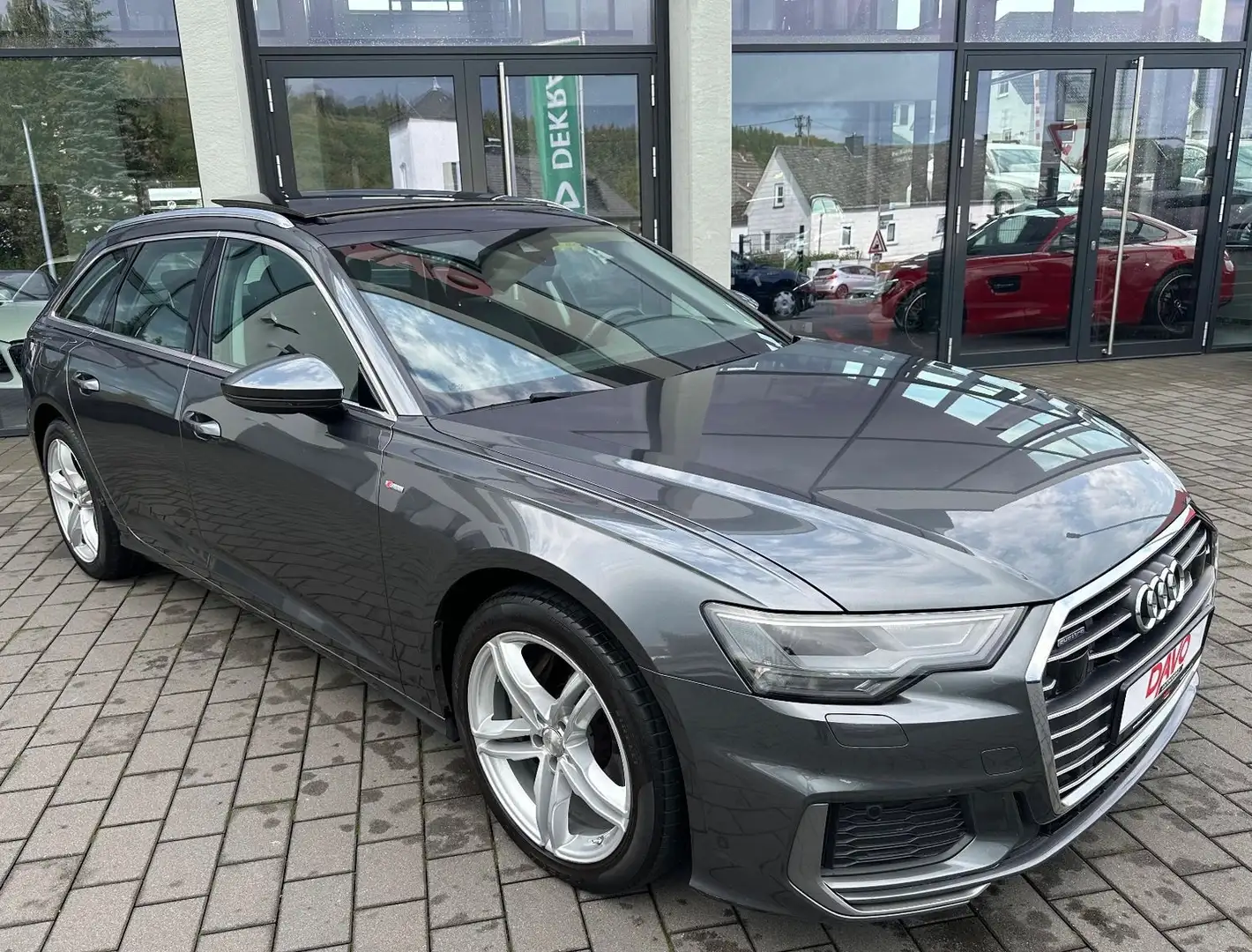 Audi A6 Avant 45 TDI quattro S line/Panorama/AHK/ACC Gris - 2