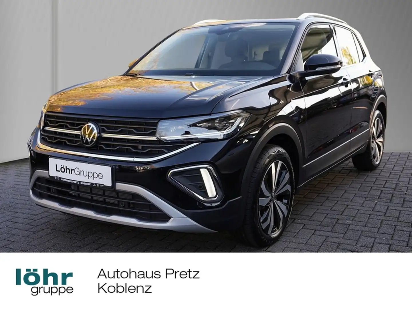 Volkswagen T-Cross 1.0 TSI DSG Style AHK, RFK, IQ.Light, ACC, Navi... Noir - 1
