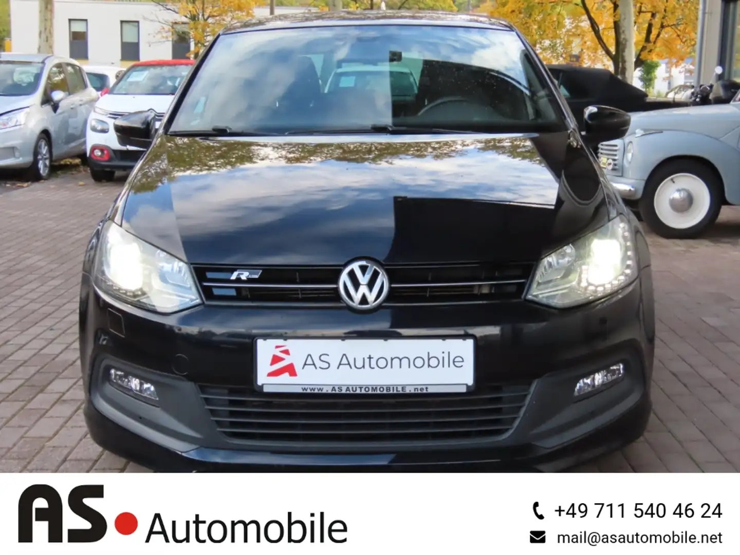 Volkswagen Polo V Highline R-Line 1.Hd*Bi-Xen*SHZ*Panorama Schwarz - 2