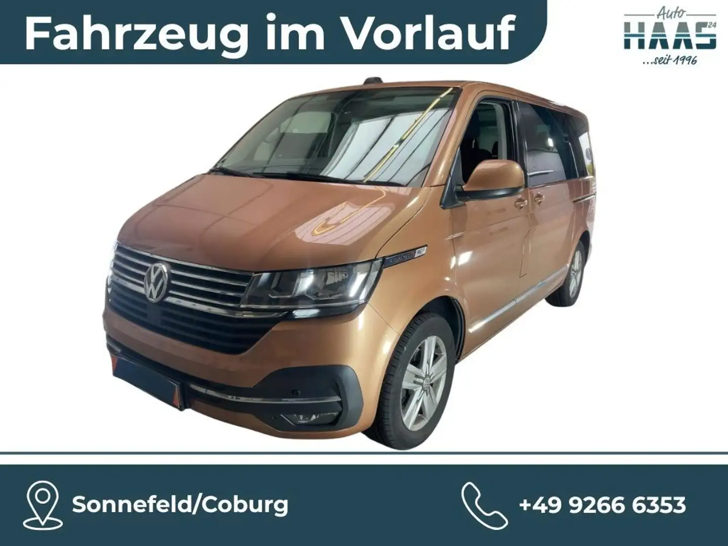 Volkswagen T6 Multivan T6.1 Multivan Comfortl. 2.0TDI DiscPRO*AHK*2xTür Gold - 1