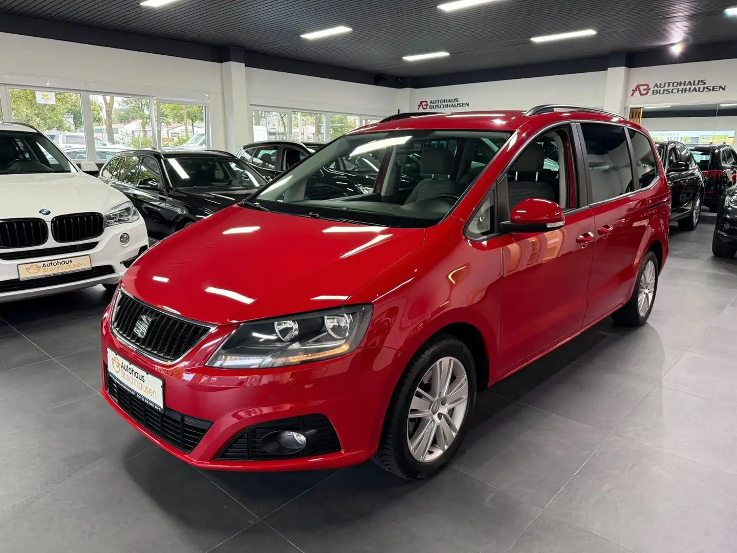 SEAT Alhambra 1.4TSI Style*7-Sitzer*2.Hand*v.Extras Rot - 1