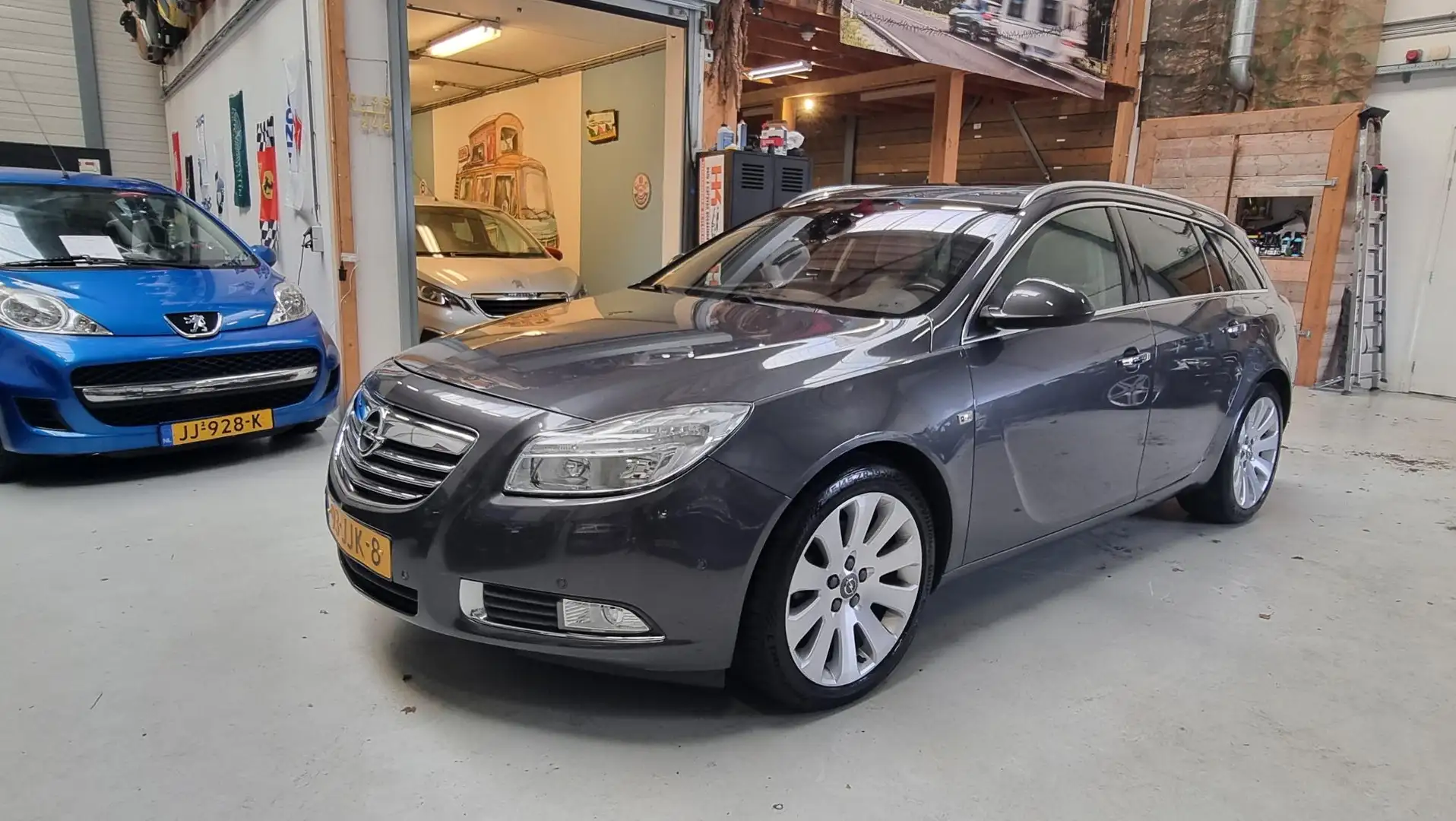 Opel Insignia Sports Tourer 2.0 T Cosmo 4x4 Leer, Navi, 220 PK, Grau - 1