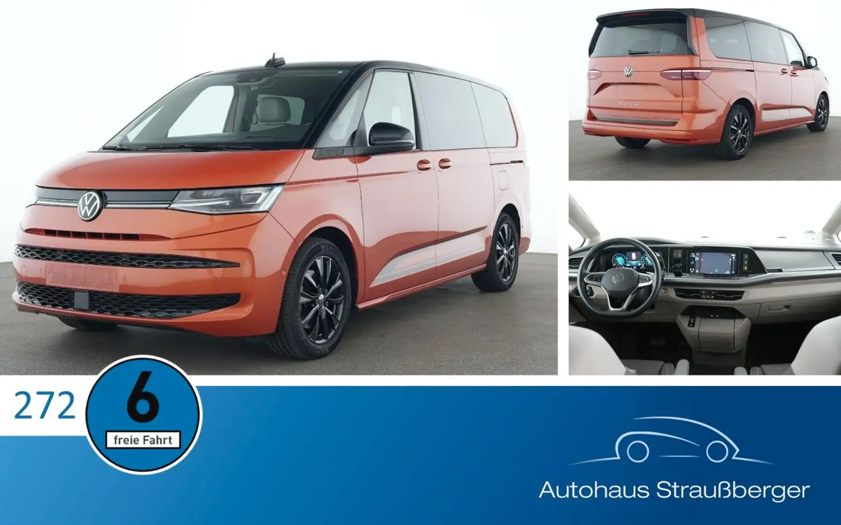 Volkswagen T7 Multivan Edition lang LÜ PANO ACC STHZ HUD HK Orange - 1