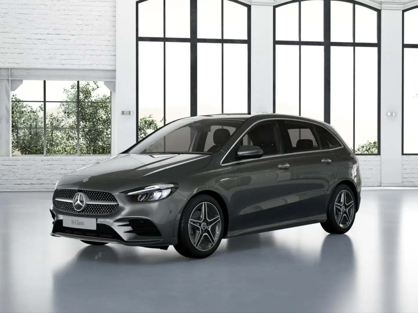 Mercedes-Benz B 200 d AMG Panorama 360° Distronic AHK EasyPack Grau - 1