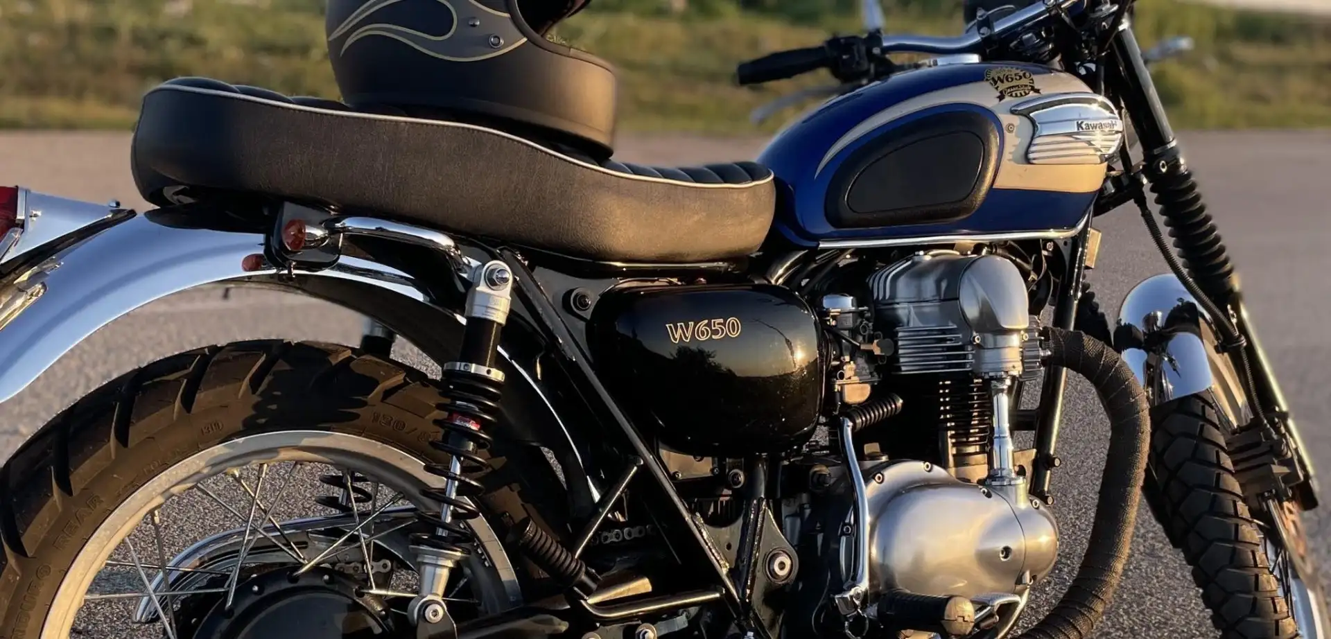 Kawasaki W 650 Modrá - 1