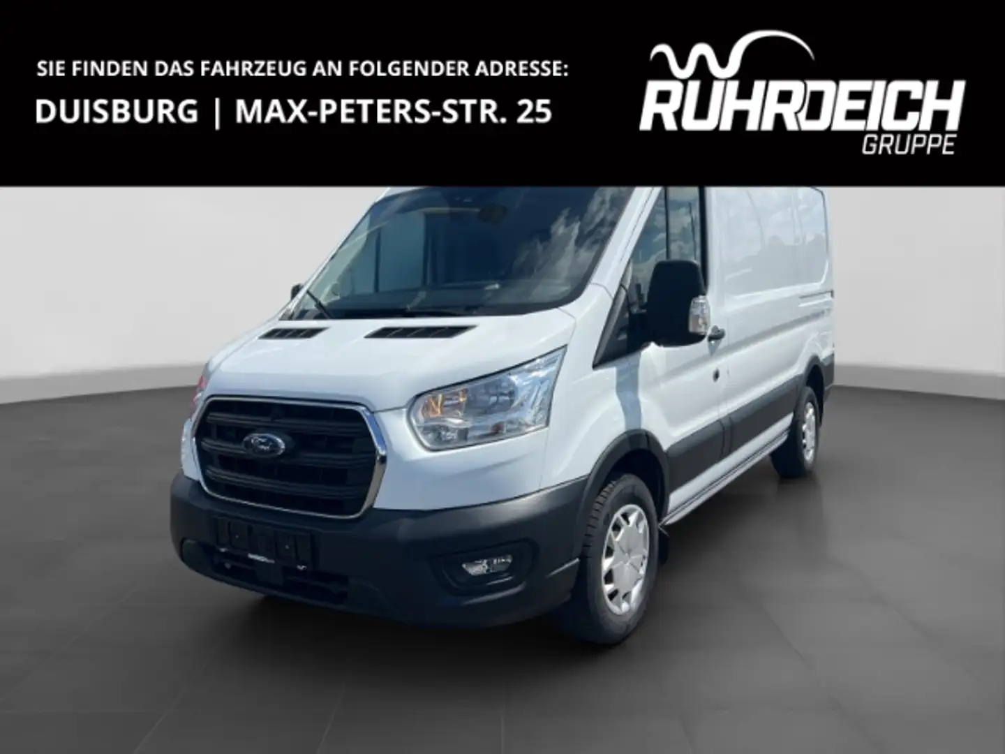 Ford Transit Kasten 350 L2 Trend 2.0 TDCi DPF Kamera+PDC v/h+Ca Blanc - 1