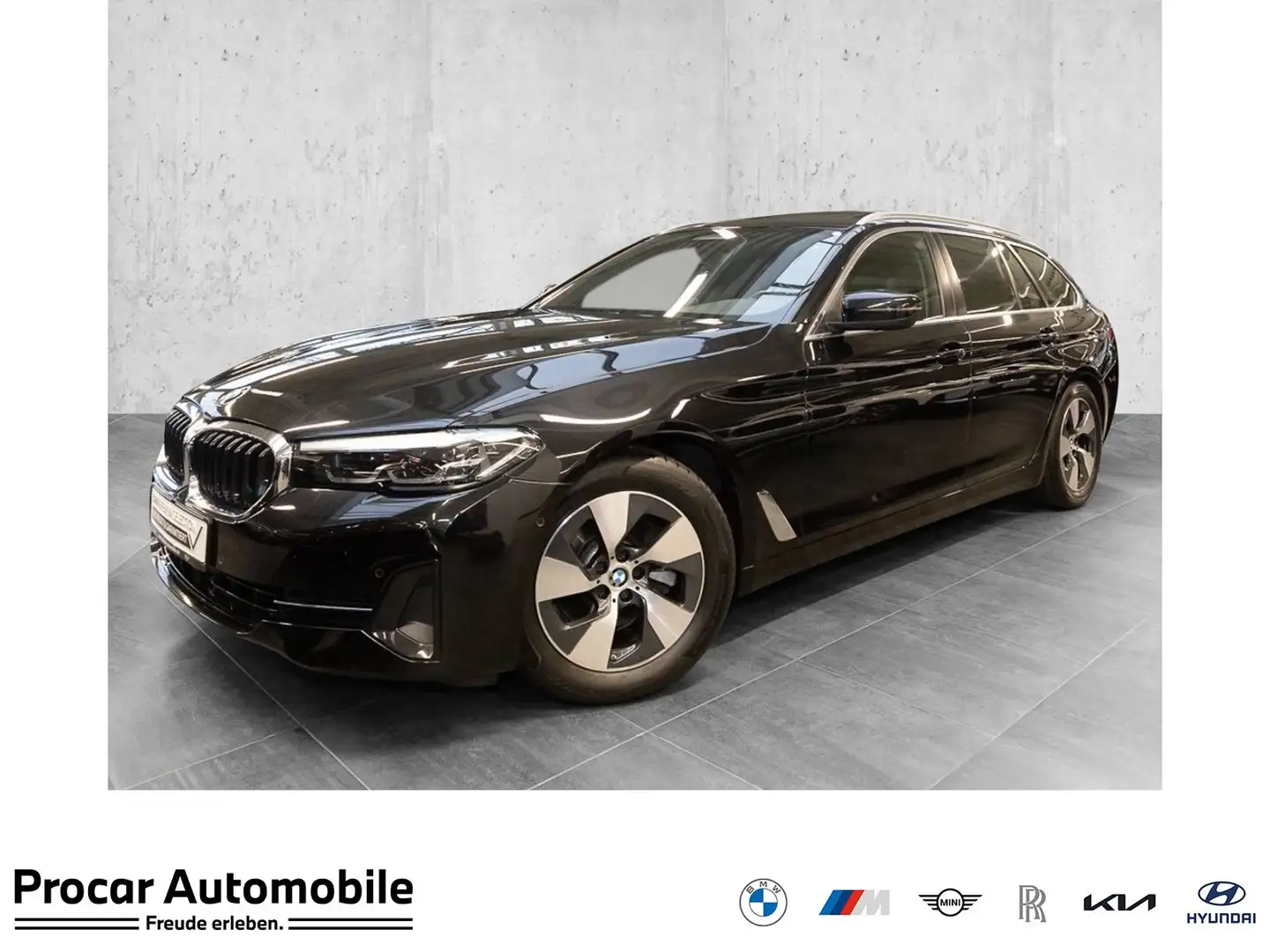 BMW 520 d xDrive A DAB LED WLAN Pano.Dach RFK Shz Schwarz - 1