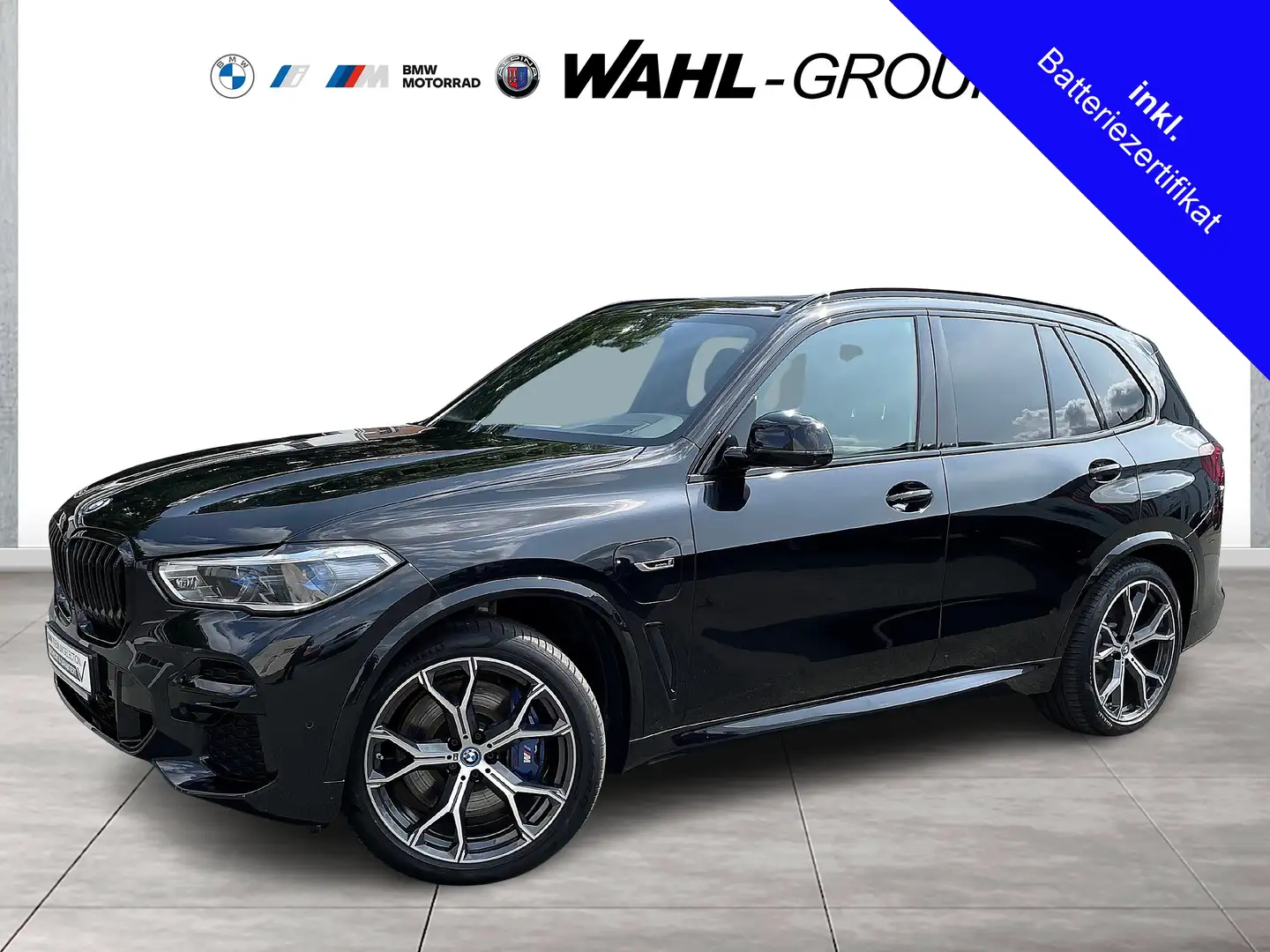 BMW X5 xDrive45e M SPORTPAKET HEAD-UP HIFI AHK PANO LASER Schwarz - 1